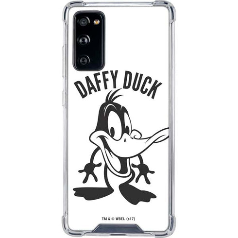 Looney Tunes Daffy Duck Big Head Galaxy S20 FE Clear Case